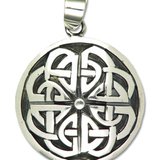Pandantiv amuleta din argint pentru implinirea dorintelor Rob Ray Simboluri Mistice - Nodul Infinit